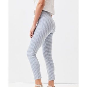 Lottie Moss Button-Up Gingham Leggings